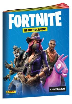 FORTNITE Ready to Jump! Official Panini Sticker Collection